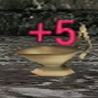 ライフ +5